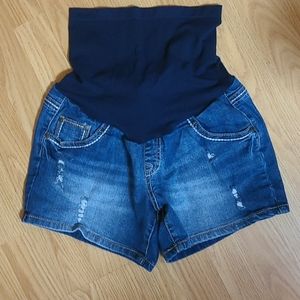 Maternity Jean Shorts